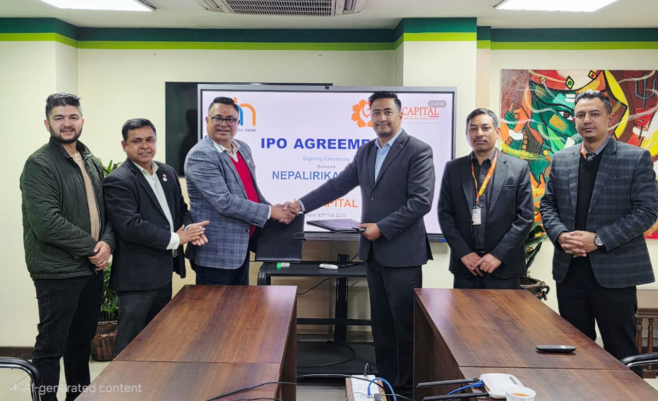 नेपालीरिका होटेलले ५० करोड रुपैयाँको आईपीओ जारी गर्ने, लक्ष्मी सनराइज क्यापिटल बिक्री प्रवन्धक